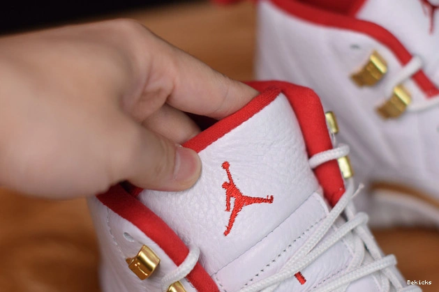 Reps BK red fiba air 12 jordan university 130690-107 white 1122